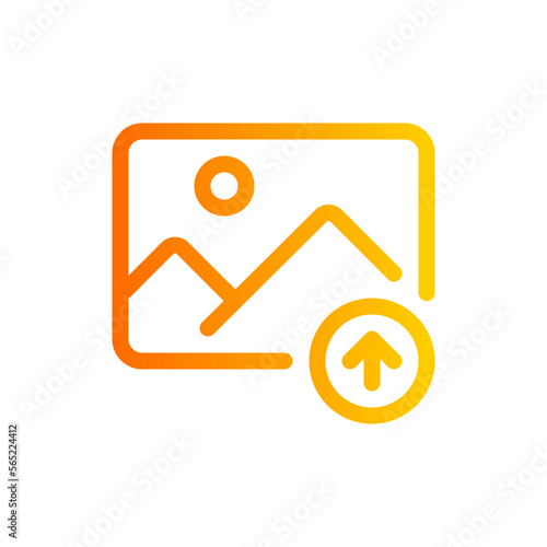 file upload gradient icon
