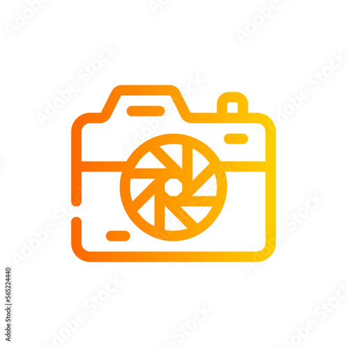 shutter gradient icon