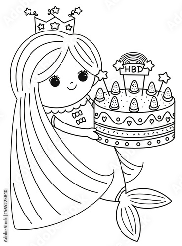 mermaid happy birthday