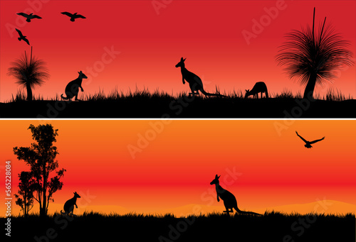 Australian outback scene
