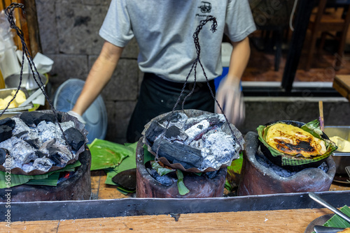 Popular Traditional Filipino Street Food bibingka