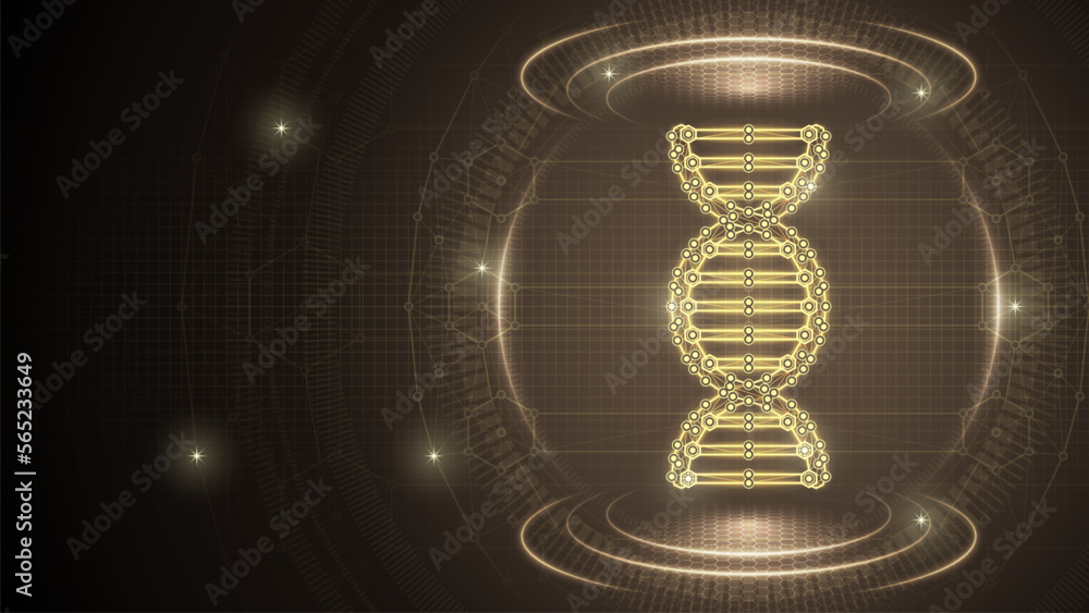 Human Genome DNA Double Helix Medical Low Poly Polygonal Triangulated Line Dot Connection Geometric Grid Brown Background Infographic Template Human Genome DNA Double Helix Medical Low Poly Polygonal Triangulated Line Dot Connection Geometric Grid Brown Background Infographic Template