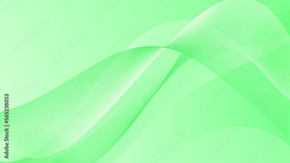 A green abstract minimal gradient wavy background. A green abstract minimal gradient wavy background.