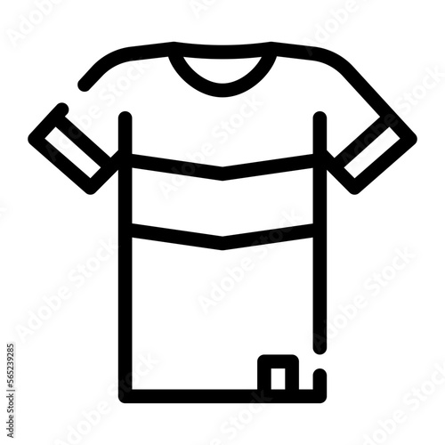 football shirt line icon