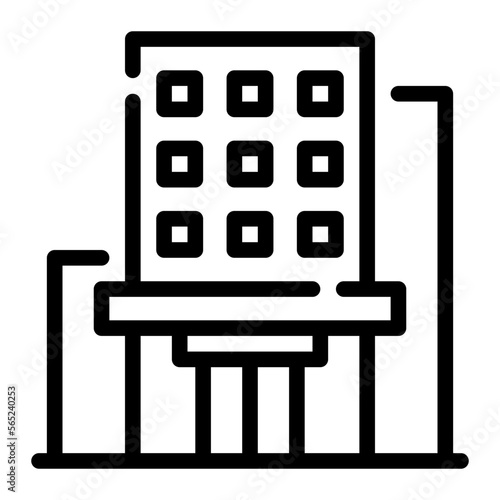 Office Building line icon