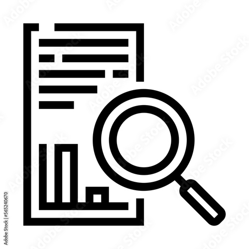 research line icon
