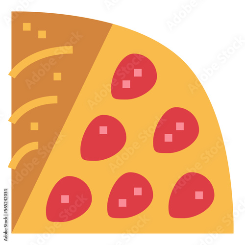 crepe flat icon style