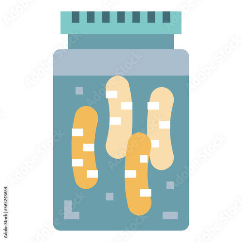 pickles flat icon style