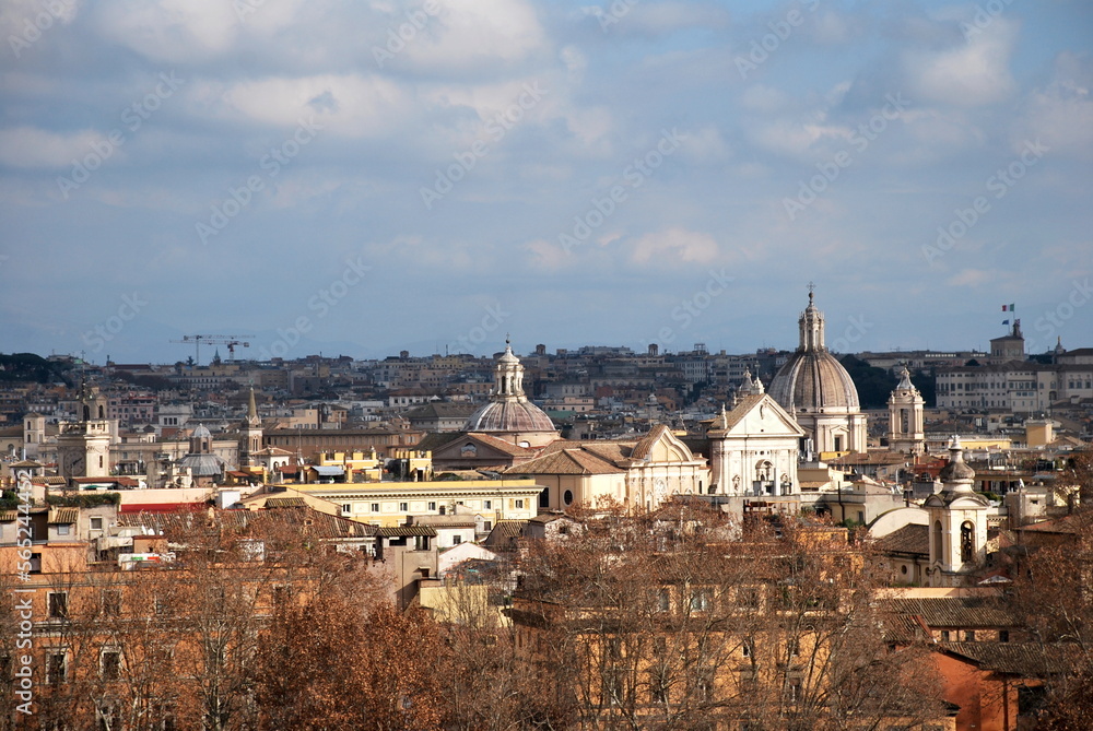 panorama of Rome - Italy