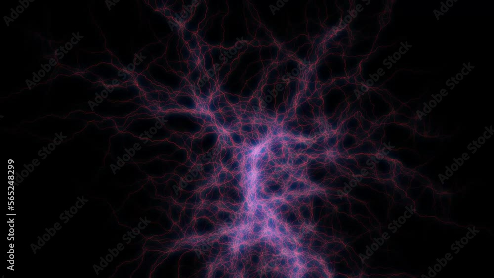 Fast motion energy thunder effect. 4k resolution 2D backdrop Fast motion energy thunder effect. 4k resolution 2D backdrop