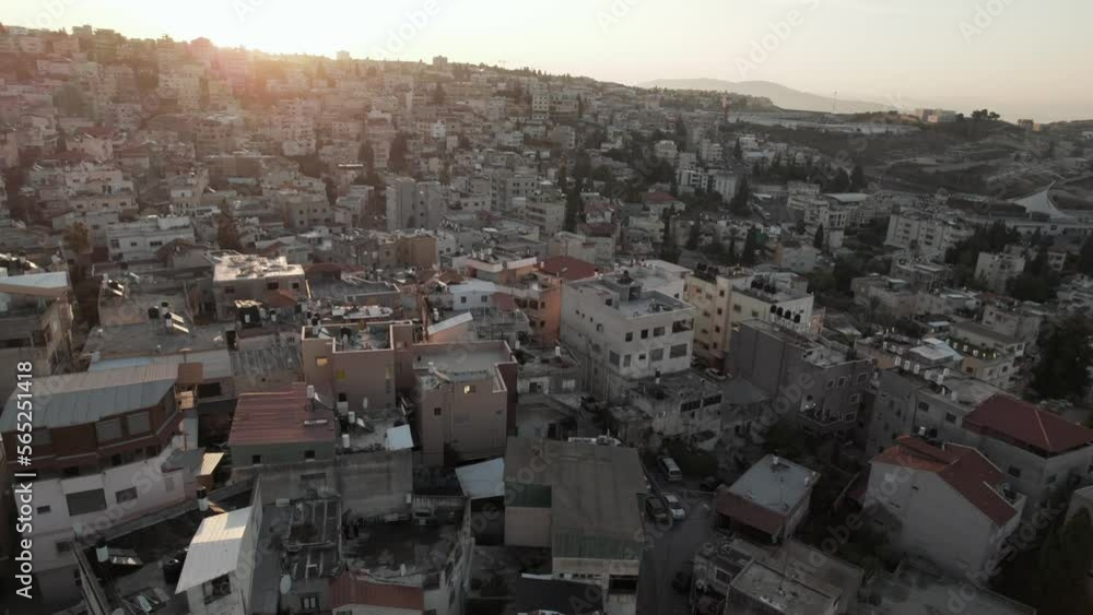 Aerial view of a city in the Middle East Aerial view of a city in the Middle East