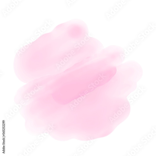Pink watercolor
