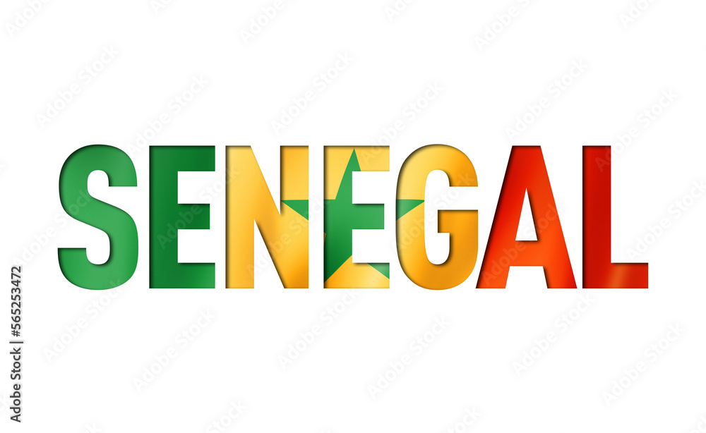 senegal flag text font senegal flag text font