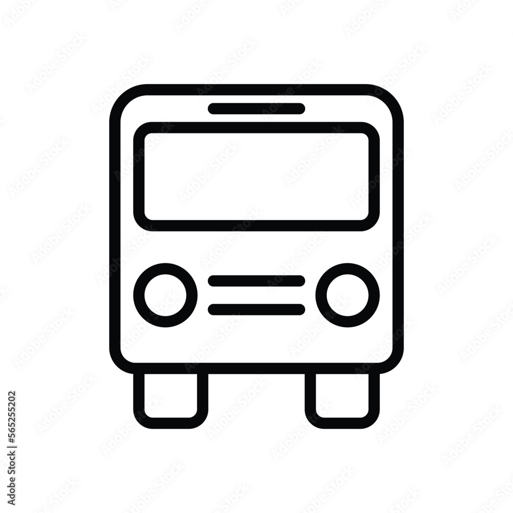 Bus icon vector on trendy design Bus icon vector on trendy design