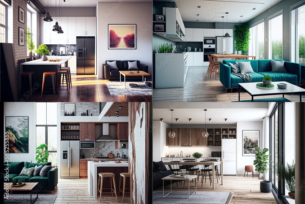 Minimalist Apartment , Table, Comfortable Chairs, Designer Vases, and Indoor Art Illustrations Using 3D generative ai Renderings, Unique and Timeless Domestic Architecture, Furniture Design, Interior Minimalist Apartment , Table, Comfortable Chairs, Designer Vases, and Indoor Art Illustrations Using 3D generative ai Renderings, Unique and Timeless Domestic Architecture, Furniture Design, Interior