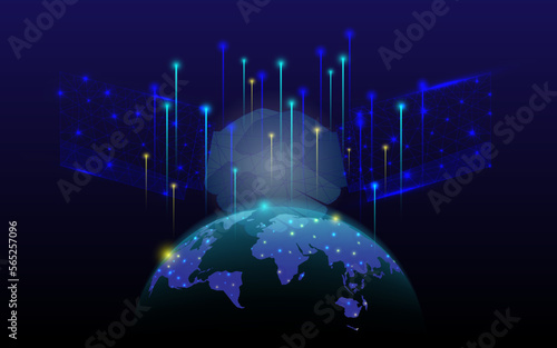 future business investment background.Business handshake  illustration