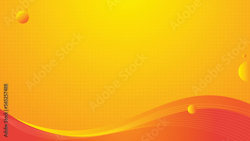 Abstract colorful orange curve background