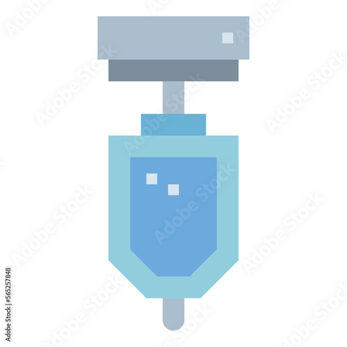 urinal flat icon style