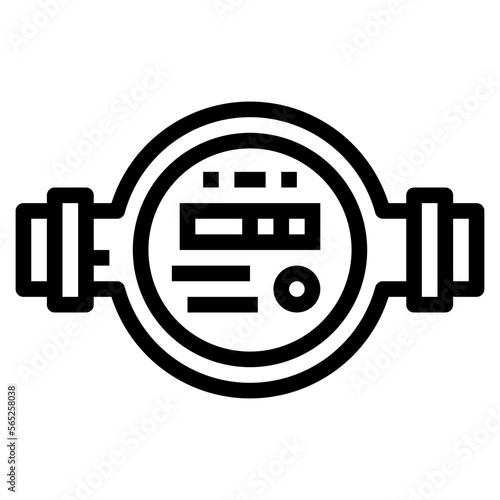 meter line icon style