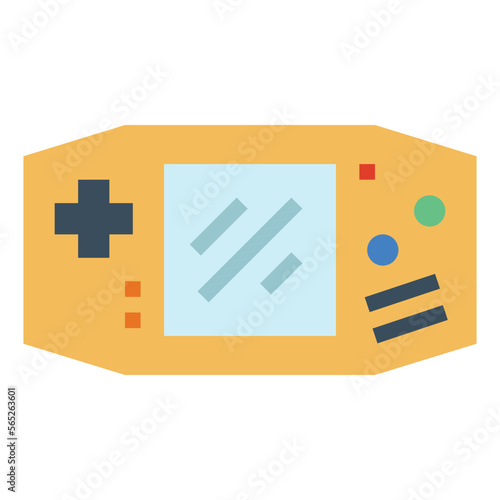 gameboy flat icon style