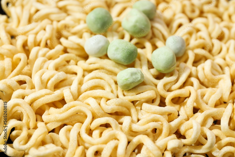 Concept of instant food, tasty instant noodles Concept of instant food, tasty instant noodles