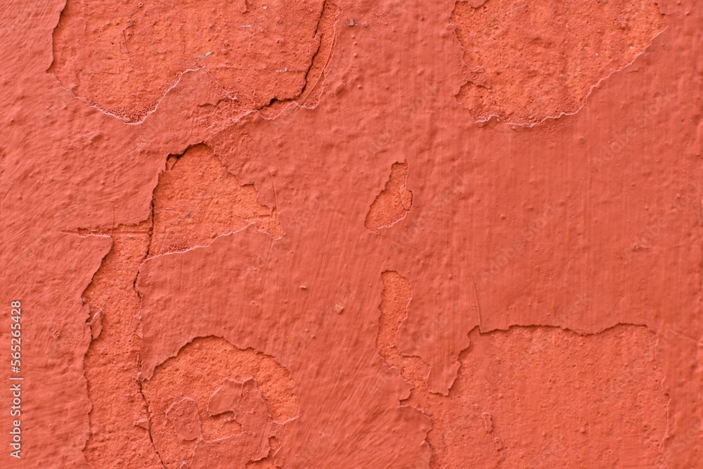 Background, texture of the red wall.