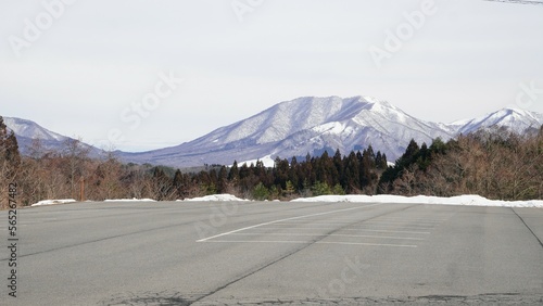 蒜山高原ベアバレースキー場の駐車場【岡山県真庭市蒜山】