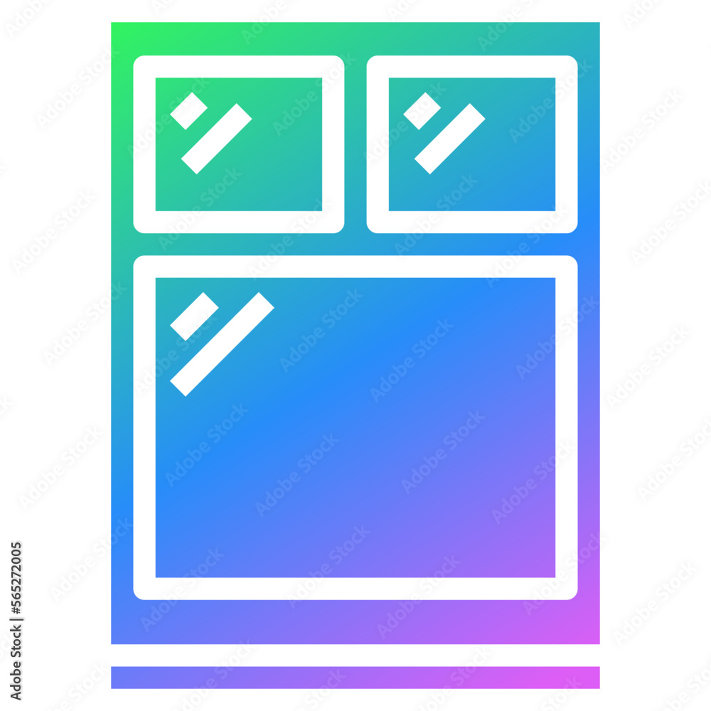 window gradient icon window gradient icon