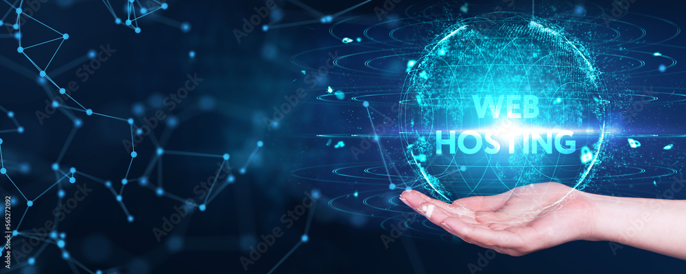 Web Hosting. The activity of providing storage space and access for websites. Business, modern technology, internet and networking concept. Web Hosting. The activity of providing storage space and access for websites. Business, modern technology, internet and networking concept.
