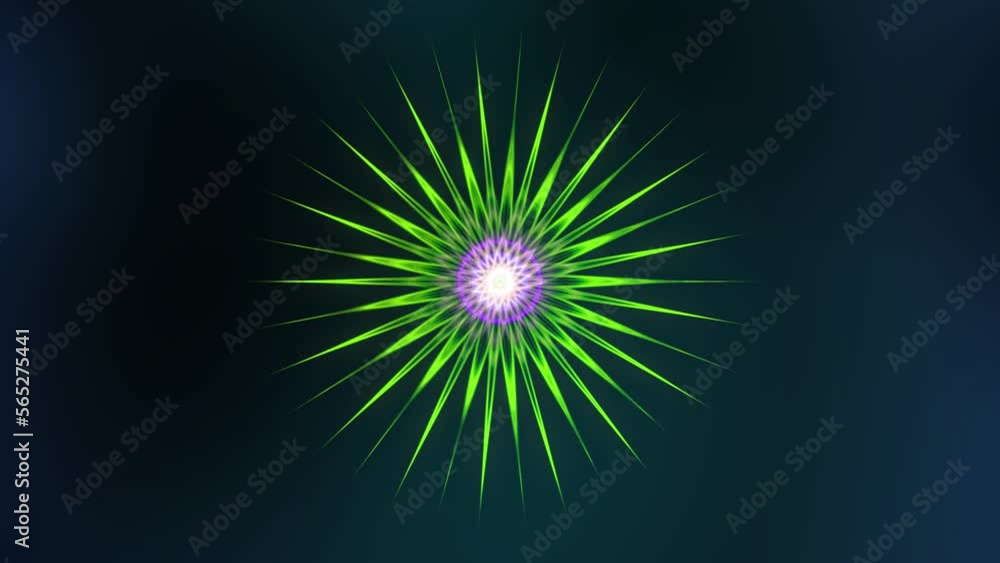 Energy with green radiation animation background. 4k resolution 2D backdrop Energy with green radiation animation background. 4k resolution 2D backdrop