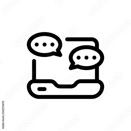 conversation line icon