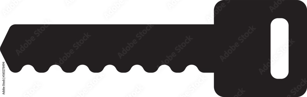 silhouette of a key icon vector illustration silhouette of a key icon vector illustration