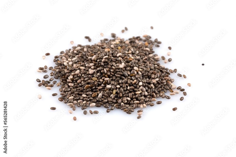 Chia seeds closeup Chia seeds closeup
