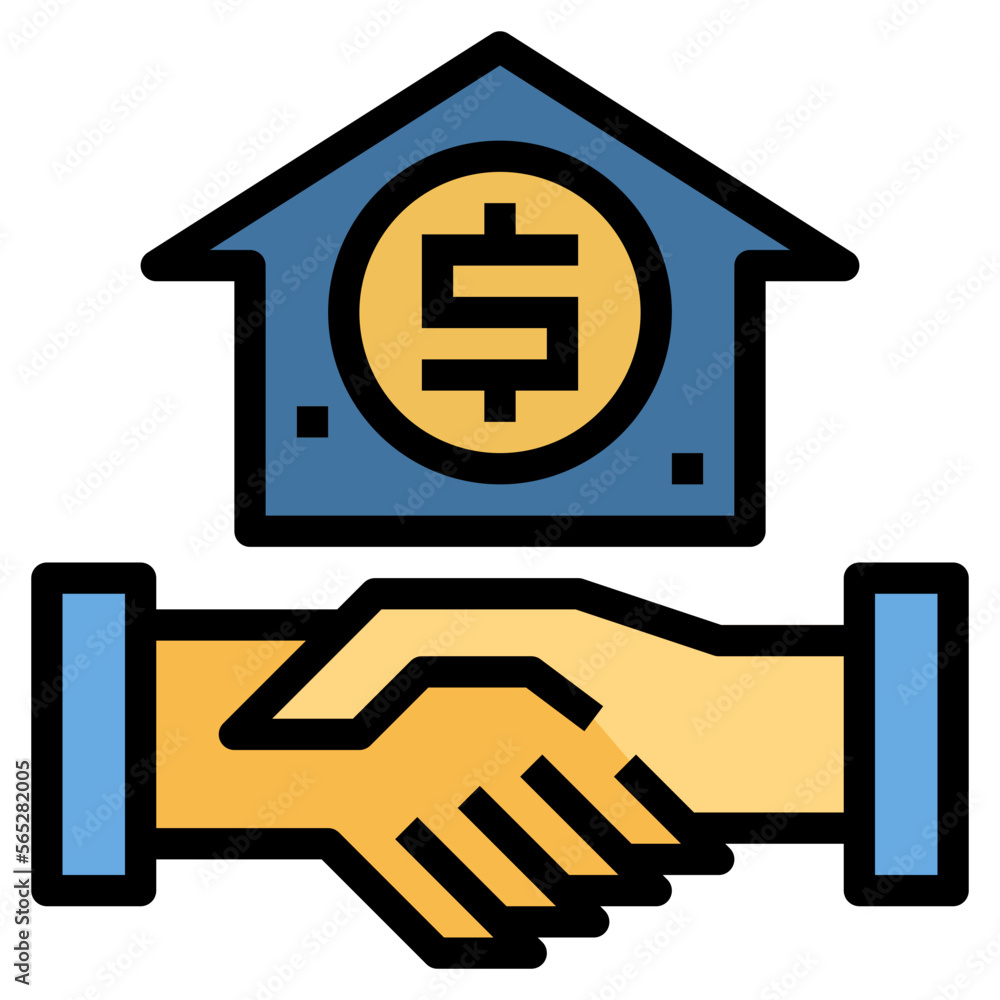 agreement filled outline icon style agreement filled outline icon style