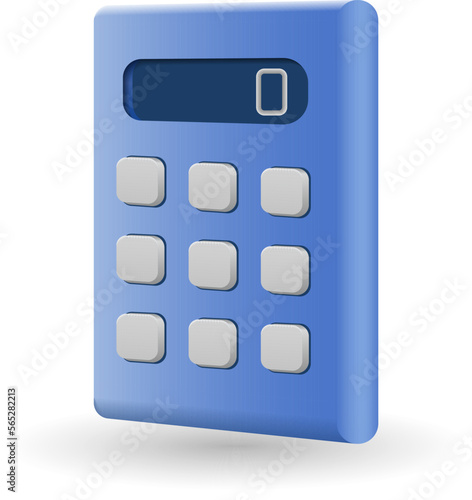 Calculator icon. 3d illustration from measurement collection. Creative Calculator 3d icon for web design, templates, infographics and more