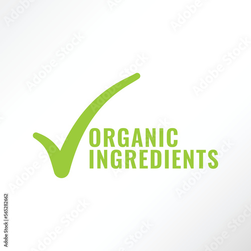 100% natural organic/natural label in vector.