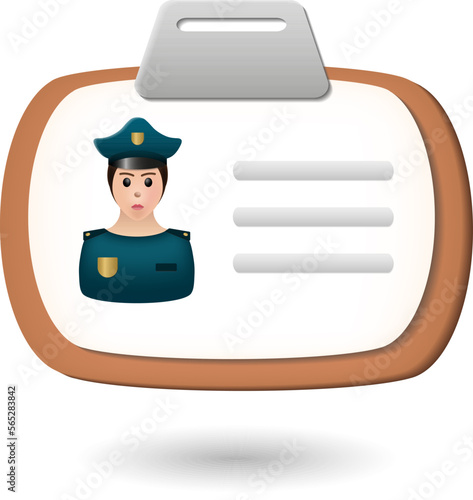 Security Staff icon. 3d illustration from security collection. Creative Security Staff 3d icon for web design, templates, infographics and more