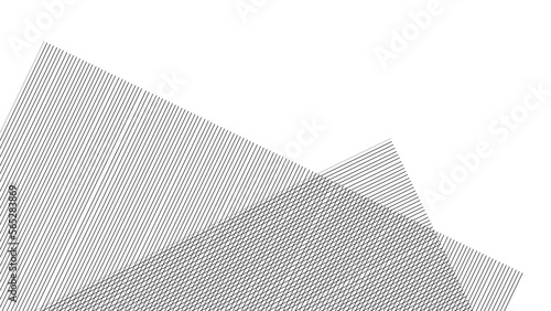 Modern abstract white square background