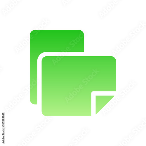 artboard flat gradient icon
