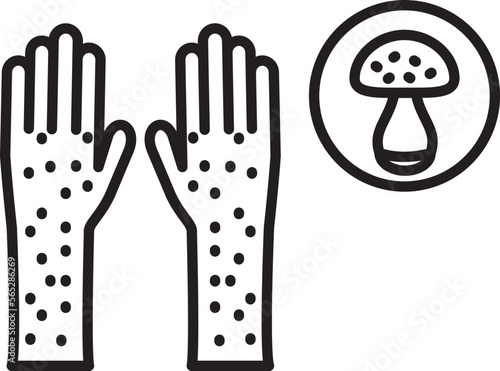 allergy to champignon icon