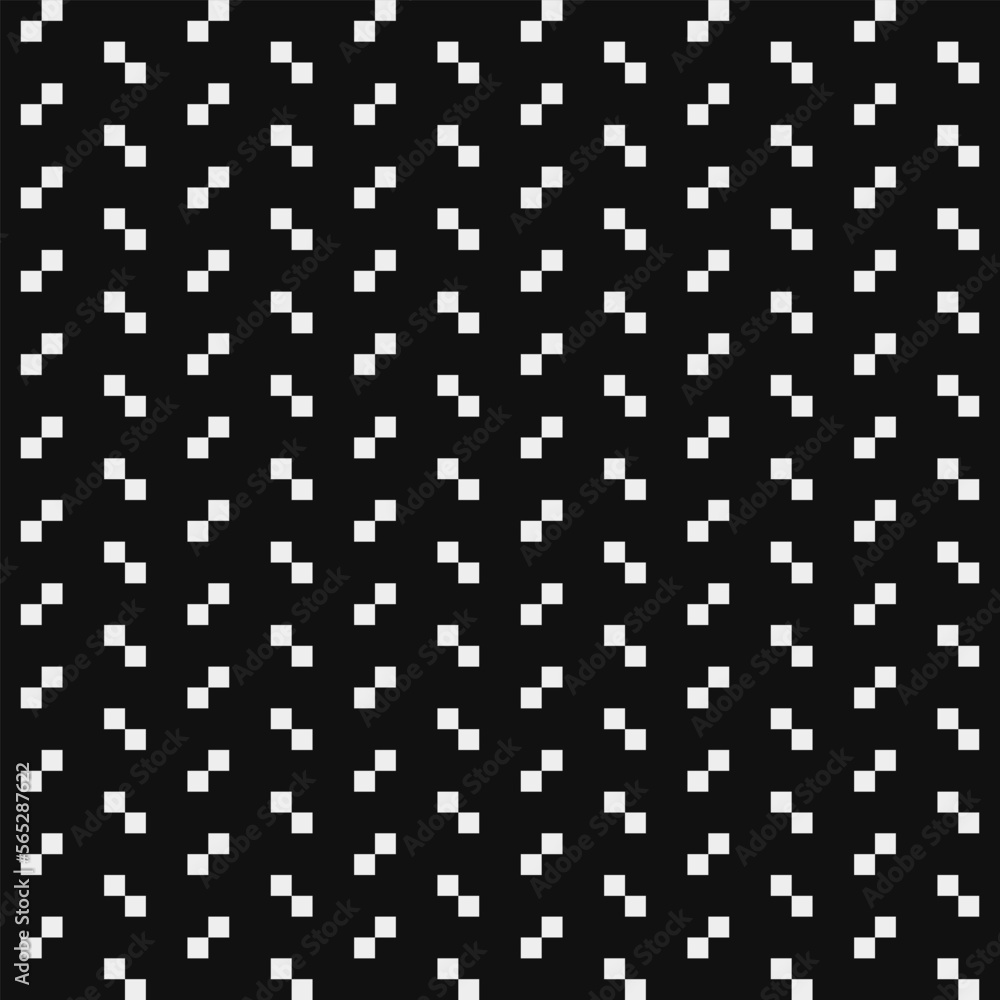 Black and white pattern, abstract seamless fashion trend pattern fabric textures, pixel art vector monochrome illustration. Design for web and mobile app. Black and white pattern, abstract seamless fashion trend pattern fabric textures, pixel art vector monochrome illustration. Design for web and mobile app.