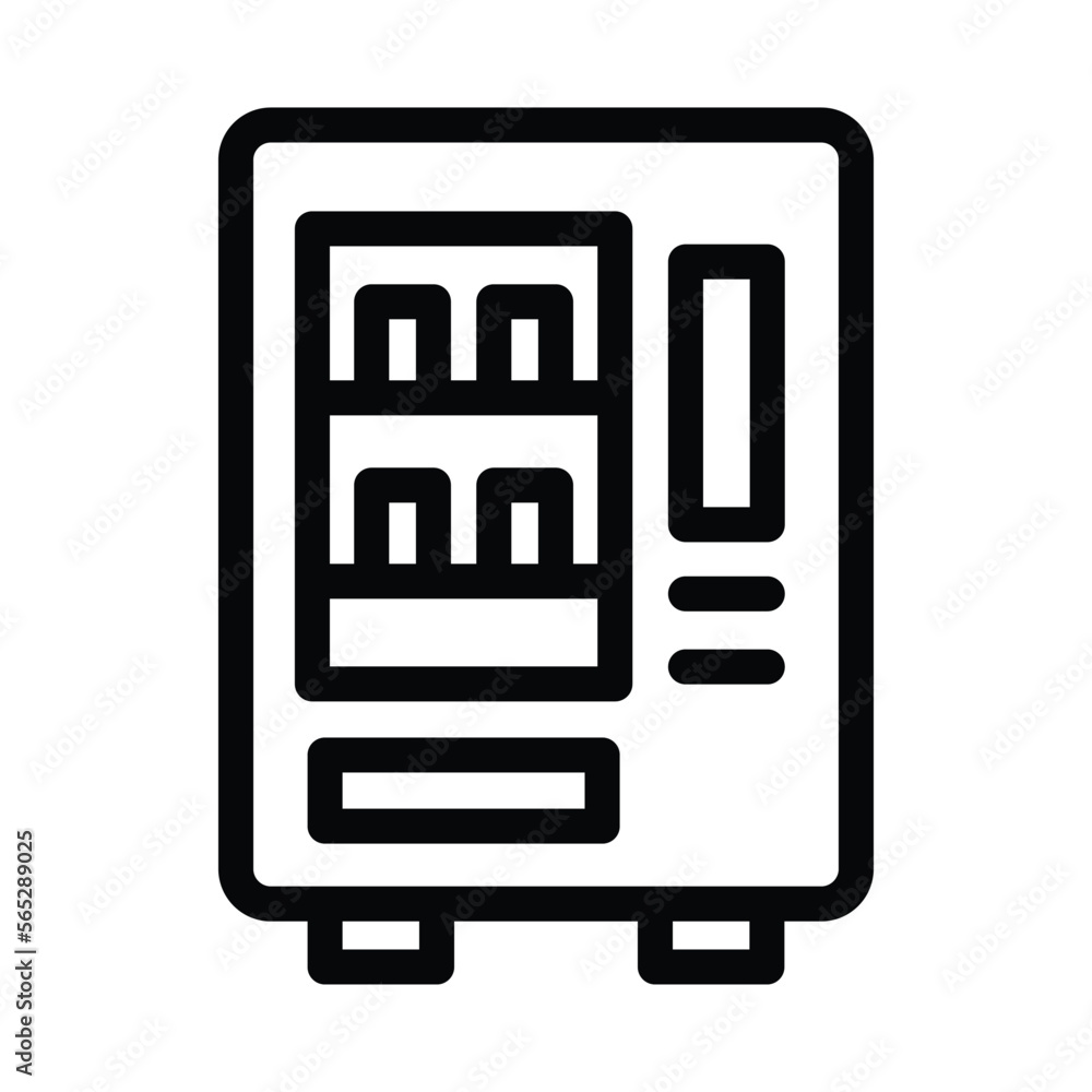 vending machine line icon illustration vector graphic vending machine line icon illustration vector graphic