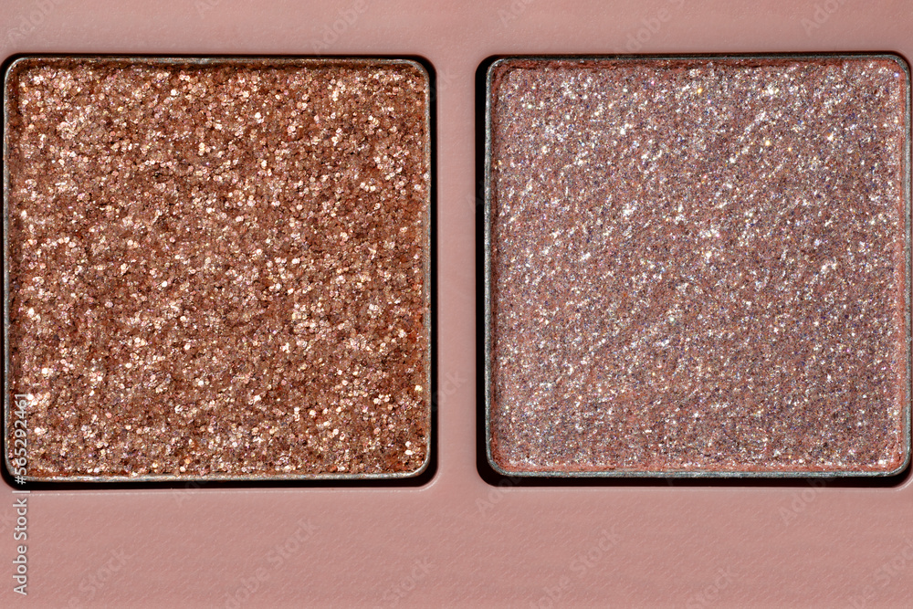 Fototapeta premium Mica glitter eyeshadow macro photo