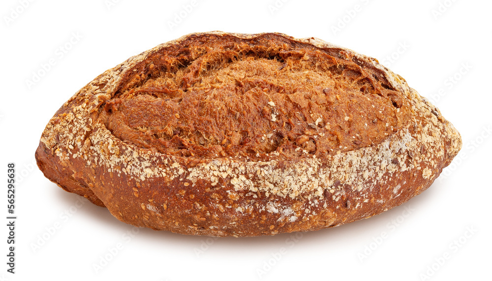 brown bread path isolated on white brown bread path isolated on white