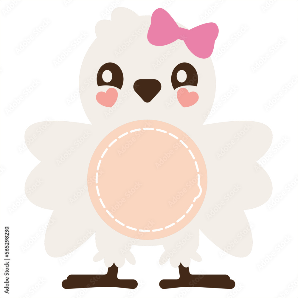 Cute Valentine candy ornament. Layered paper decoration treat holder for dome. Hanger for sweets, candy for birthday, baby shower, valentine days. Print, cut out, glue. Vector illustration Cute Valentine candy ornament. Layered paper decoration treat holder for dome. Hanger for sweets, candy for birthday, baby shower, valentine days. Print, cut out, glue. Vector illustration
