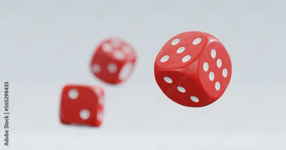 isolated dice for casino or gambling concept isolated dice for casino or gambling concept