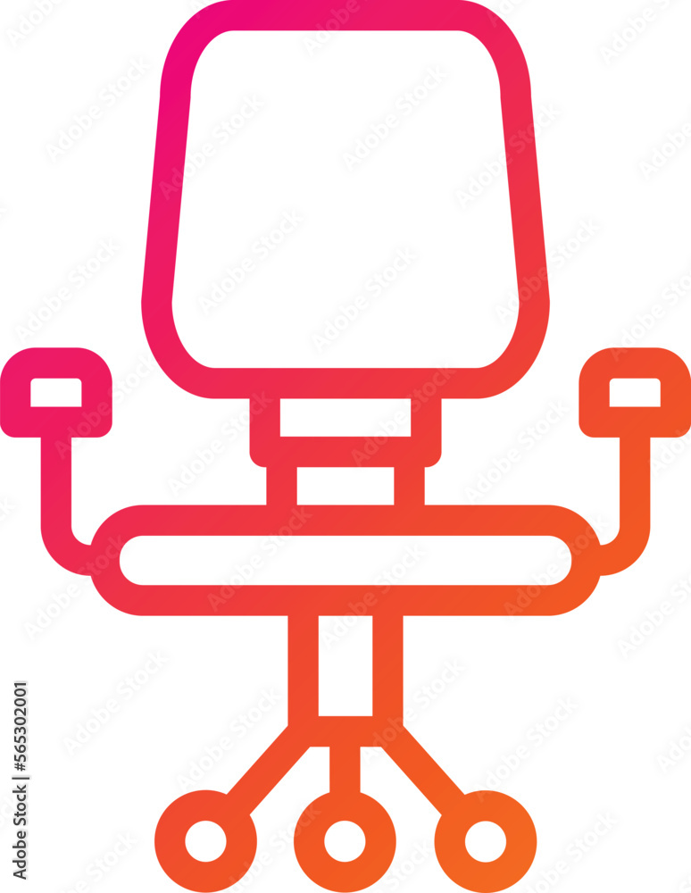 Desk chair Vector Icon Design Illustration Desk chair Vector Icon Design Illustration