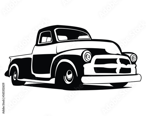 3100 truck logo silhouette. truck design premium vector. best for the trucking industry. available in eps 10.