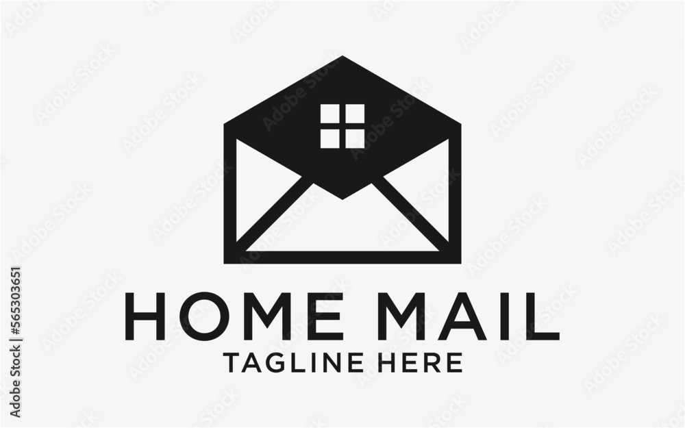 logo design home,e mail, massage, simple template logo design home,e mail, massage, simple template