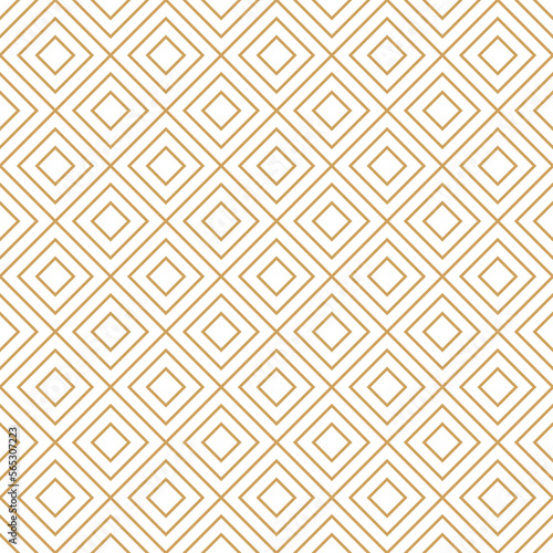 geometric ornamental seamless pattern with square line isolated on transparent background , cut out, png, illustration